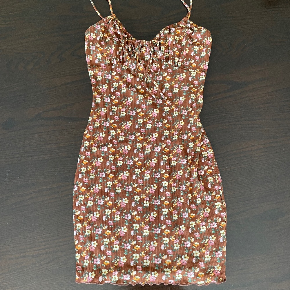 Bodycon Floral Dress